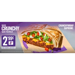 Crunchy a solo 2,99 por tiempo limitado