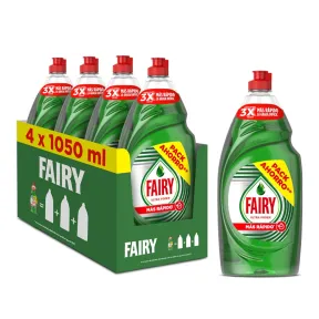 Líquido Lavavajillas Fairy Ultra Poder Original 4 x 1050ml