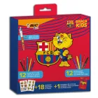 Kit de Colorear BIC Kids FC BARCELONA: Bolígrafo y Lápices