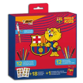 Kit de Colorear BIC Kids FC BARCELONA: Bolígrafo y Lápices