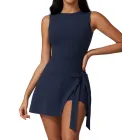 Vestido de golf para mujer con pantalones IDOPIP