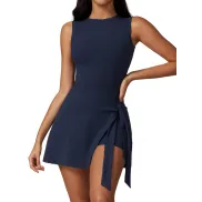 Vestido de golf para mujer con pantalones IDOPIP