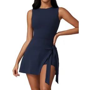 Vestido de golf para mujer con pantalones IDOPIP
