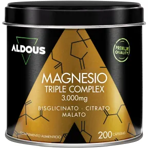 Complejo de Magnesio - 3000mg y Vitaminas, 200 Cápsulas