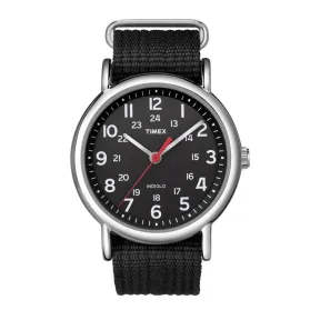 Reloj Timex Weekender 38 mm con correa textil e INDIGLO