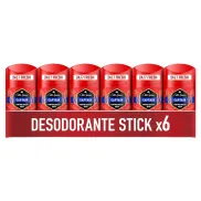 Desodorante Old Spice Captain para Hombre 24 h, 6x50ml