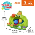 Juguete Rebote y Carrera Poppin' Ball Frog de Bright Starts