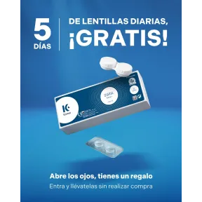 Gratis: 5 días de lentillas diarias