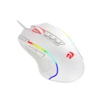 Ratón Gaming RGB Cableado Redragon M612 Predator 8000 dpi Blanco