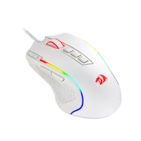 Ratón Gaming RGB Cableado Redragon M612 Predator 8000 dpi Blanco