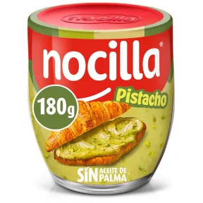 Nocilla sin aceite de palma: crema de cacao y pistacho