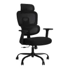 Silla Ergonómica de Oficina MUSSO E600 con Soporte Lumbar, Negro