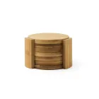Juego de 6 posavasos de bambú Excelsa