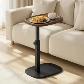 Mesa Auxiliar Elevable VASAGLE Ajustable para Espacios Reducidos