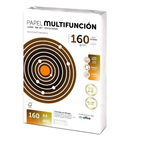 Papel Multiusos A4 160g - 400 Hojas para Impresoras
