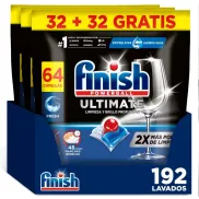 Pastillas para Lavavajillas Finish Powerball Ultimate 192uds
