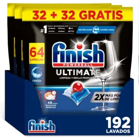 Pastillas para Lavavajillas Finish Powerball Ultimate 192uds