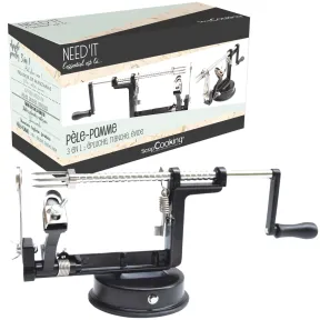Pelador 3 en 1 de Manzanas Need’it - Metal y Acero Inoxidable