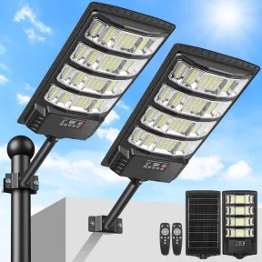 Farolas Solares Exteriores LEKIA con Sensor y Control Remoto
