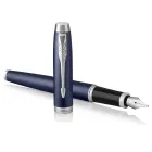 Parker IM pluma estilográfica azul mate en estuche de regalo