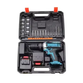 Taladro percutor inalámbrico 21V con 2 baterías y ajuste par