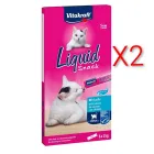 Snack cremoso de salmón para gatos con Omega 3 - Vitakraft