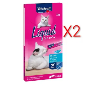 Snack cremoso de salmón para gatos con Omega 3 - Vitakraft