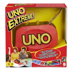 UNO Extreme de Mattel - Juego Familiar con Lanzador y Sonido