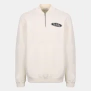 Sudadera extragrande blanca para hombre con cremallera 14