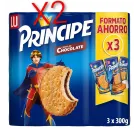 Galletas Sándwich de Chocolate Príncipe Original, Pack 3 x 300g