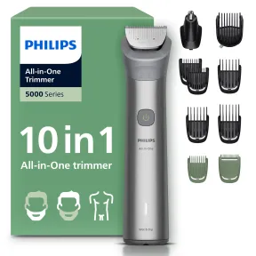 Philips Serie 5000: Recortadora Todo en Uno Resistente al Agua