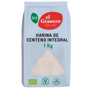 Harina Integral de Centeno Ecológica - 1 Kg El Granero