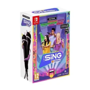 2026 Let's Sing + 2 Micrófonos para Nintendo Switch/PS5