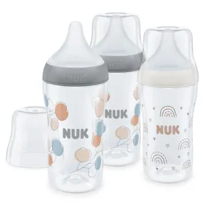 Biberones NUK 260 ml | 3 uds | Control temperatura y anticólicos