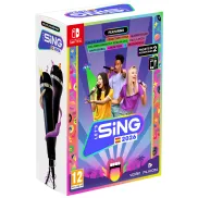 Switch ESP - Let's Sing 2026 con 2 Micrófonos