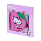Diario Fresa Hello Kitty + Bolígrafo Rosa de 6 Colores