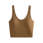 Sujetador deportivo marrón - OYSHO