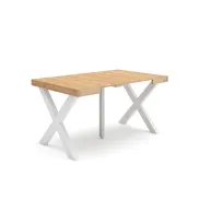 Mesa Consola Extensible de Roble para 6 Comensales Moderno