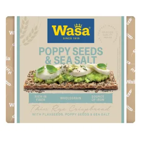 Pan Crujiente Wasa con Semillas de Amapola 245 gr x 4