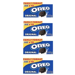 Paquete de 4 galletas OREO Original Vainilla, 440g