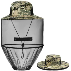 Sombrero Mosquitera para Pesca y Aire Libre