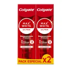 Pasta Dental Colgate Max White Ultra Foam 2x75ml