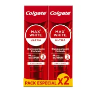 Pasta Dental Colgate Max White Ultra Foam 2x75ml