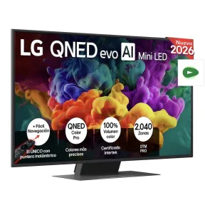LG QNED evo 50" 4K Mini LED - 144hz a 288hz con AI