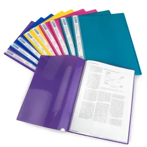 Carpeta A4 20 Fundas Rapesco, 10 Unidades, Colores Surtidos