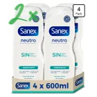 Gel de Ducha Sanex Neutro Hidratante 8 x 600 ml