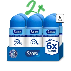 Desodorante Sanex Dermo+ 12x50ml, 72h de protección extra