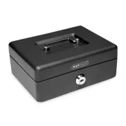 Caja de Caudales Portátil Rapesco, Negro, Ancho 25 cm