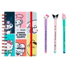 Agenda Escolar Hello Kitty 2026-2027 + 3 Bolígrafos Borrables