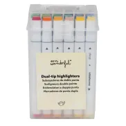 Set de 24 marcadores de colores de doble punta Mr Wonderful